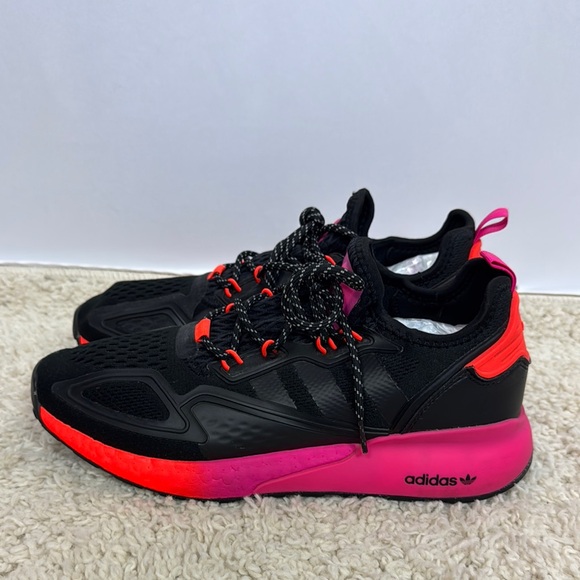Adidas ZX 2K Boost Black Pink‎ Sneakers Size 9 Men’s